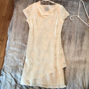 Ivory formal dress